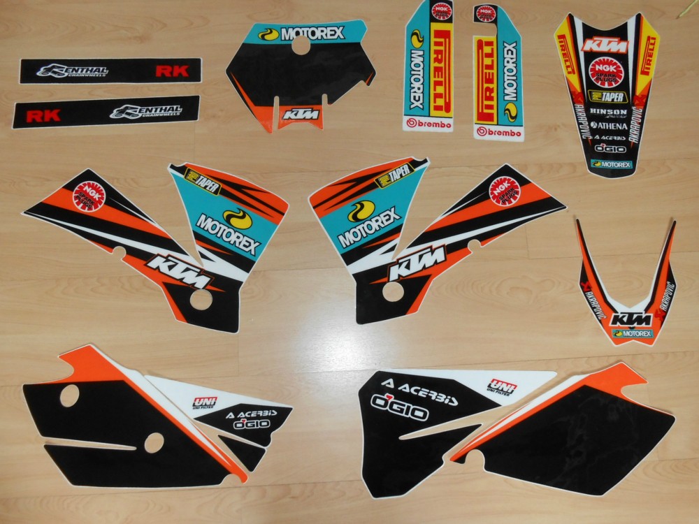Kit déco Complet KTM SX /SXF ( 2004 )